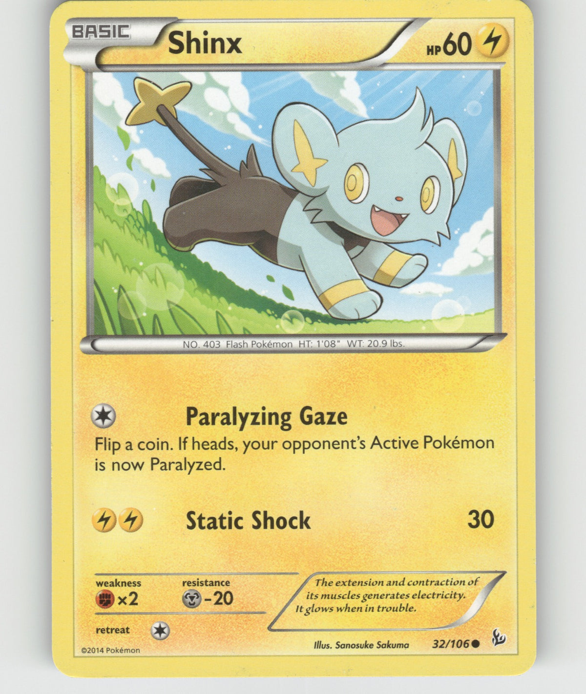 Shinx Common XY - Flashfire 32/106 NM