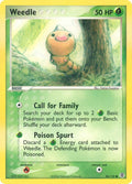 Weedle Common EX FireRed & LeafGreen 86/112 NM