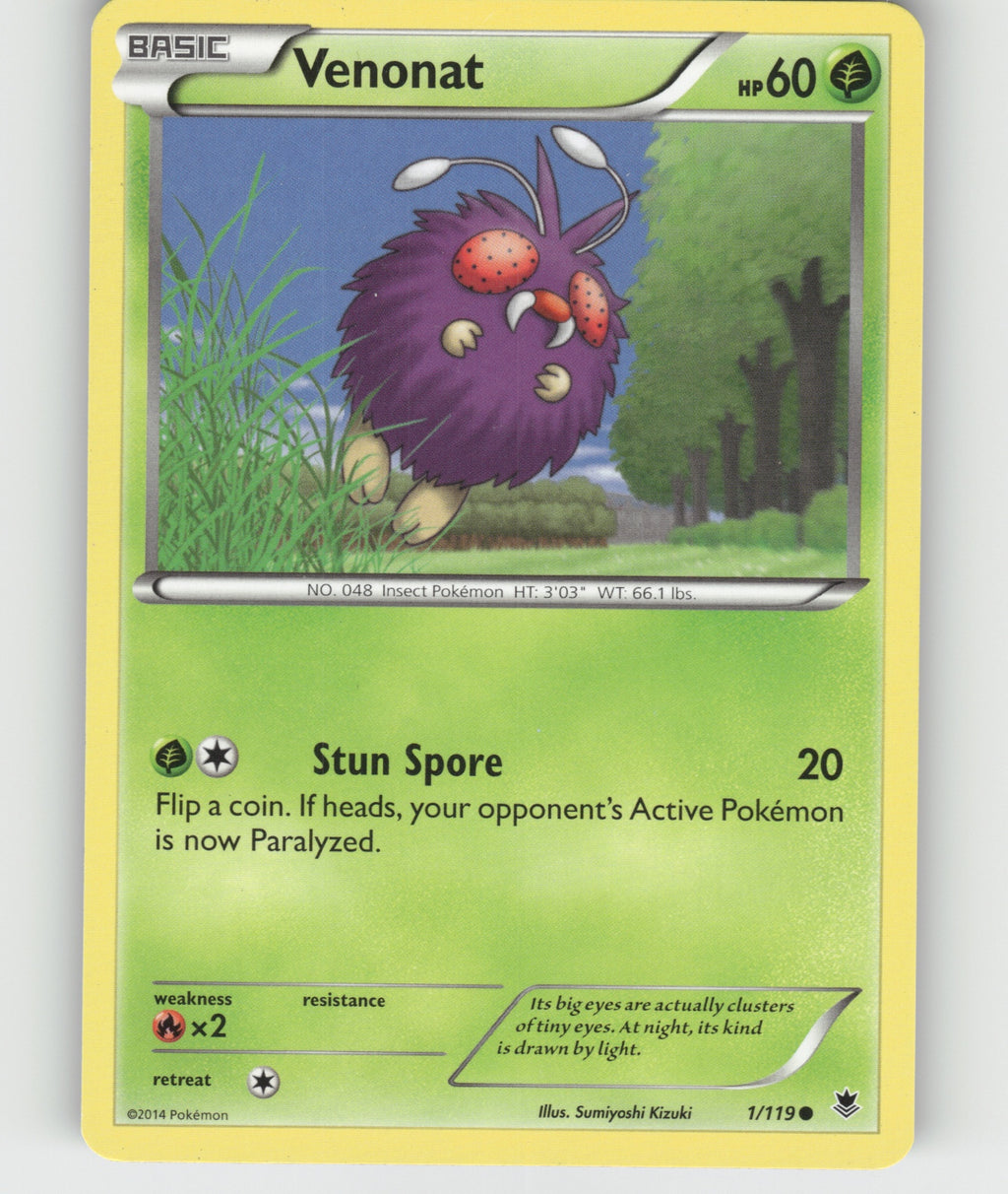 Venonat Common XY - Phantom Forces 1/119 NM