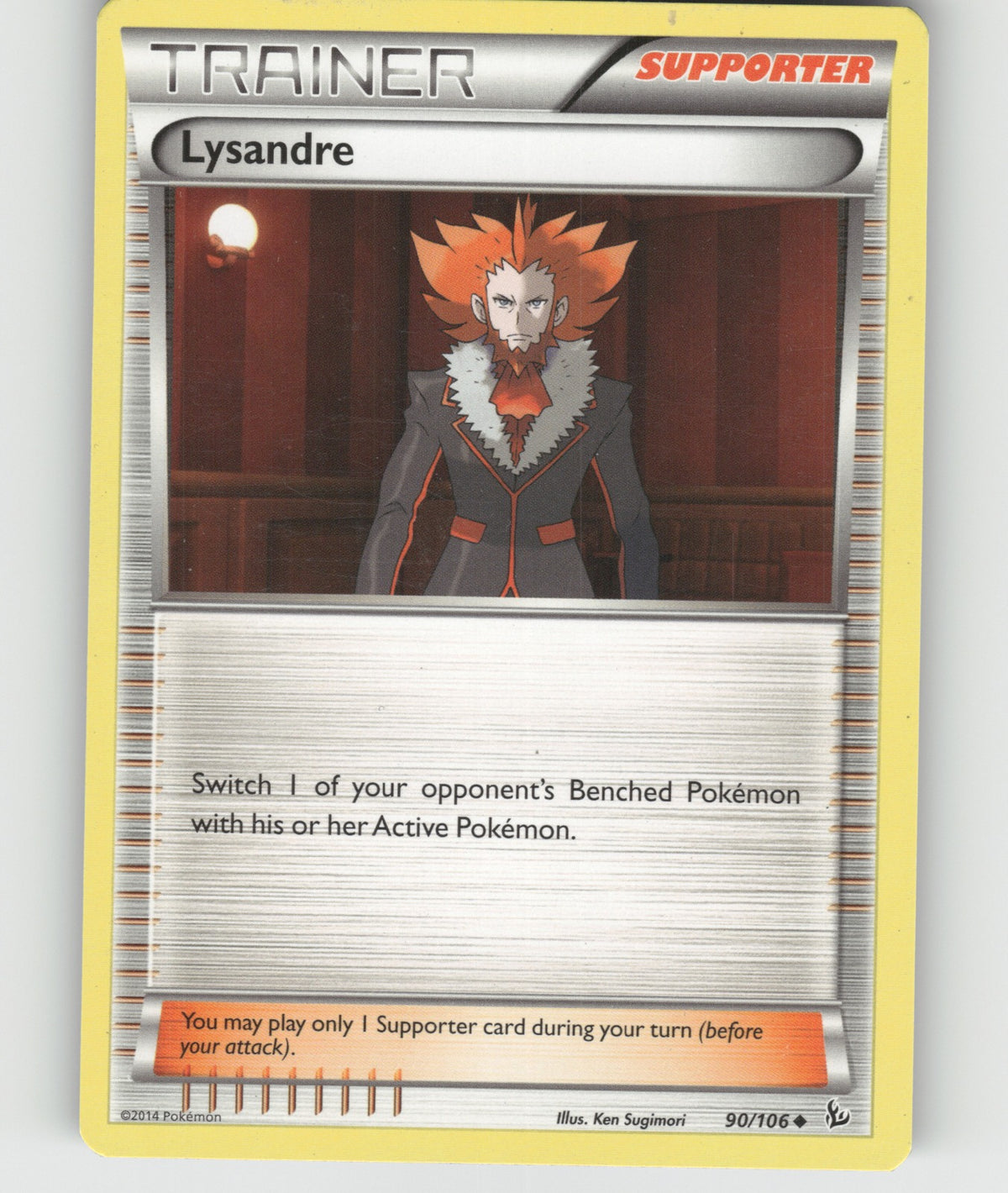 Lysandre Uncommon XY - Flashfire 90/106 NM