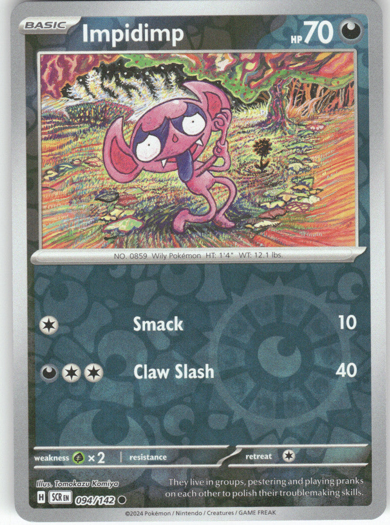 Impidimp Reverse Holo Common SV07: Stellar Crown 094/142 NM