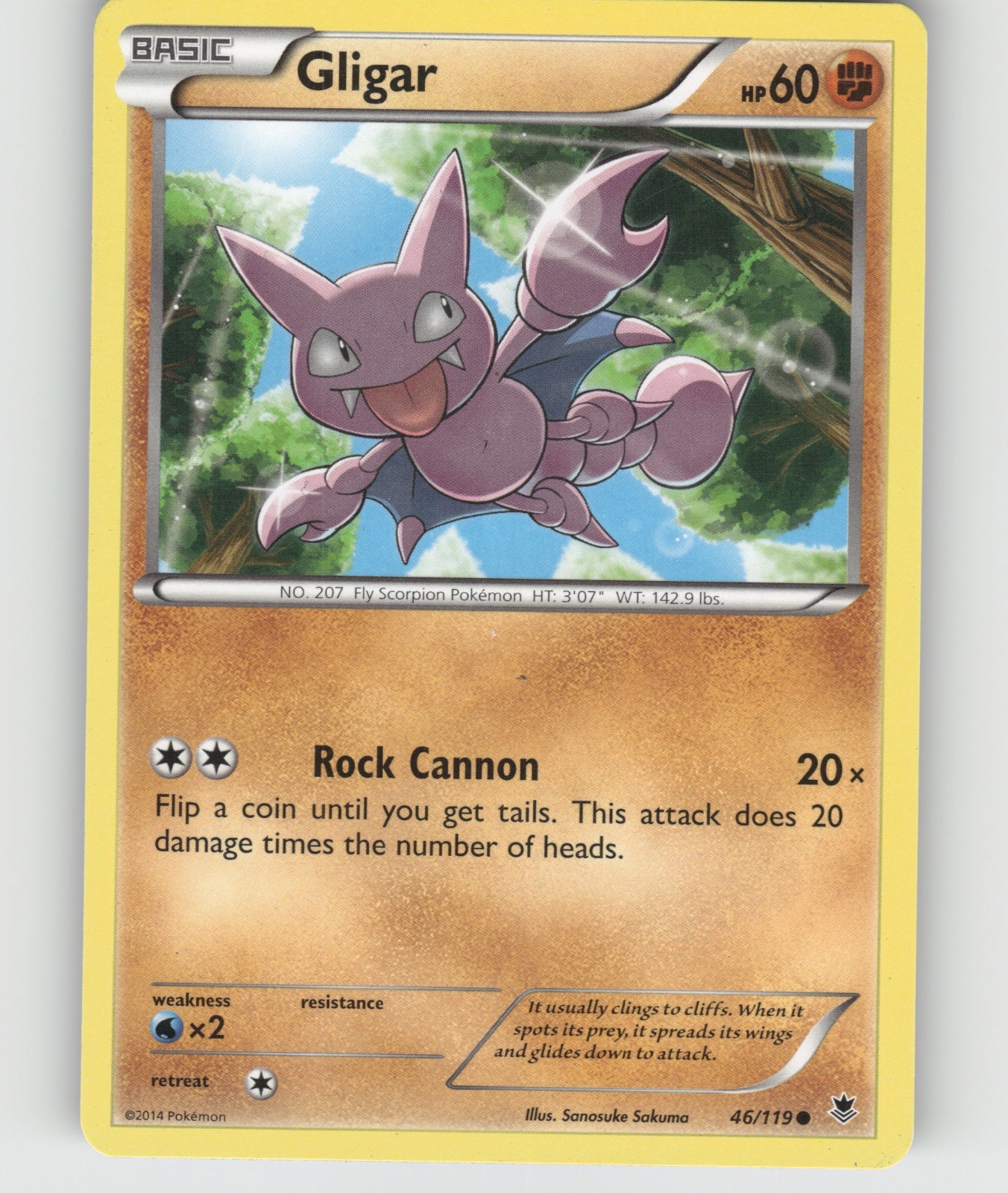 Gligar Common XY - Phantom Forces 46/119 NM