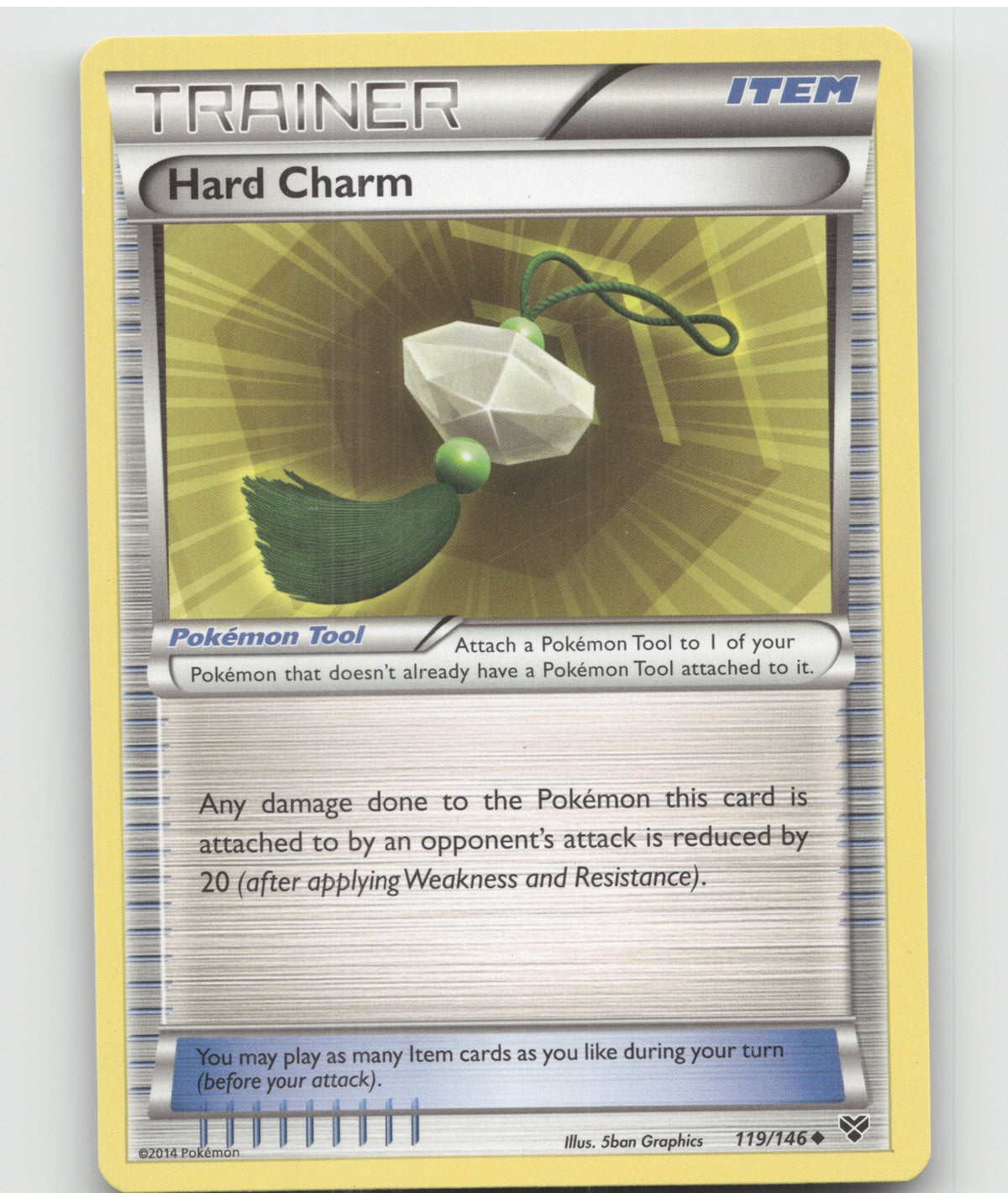 Hard Charm Uncommon XY Base Set 119/146 LP