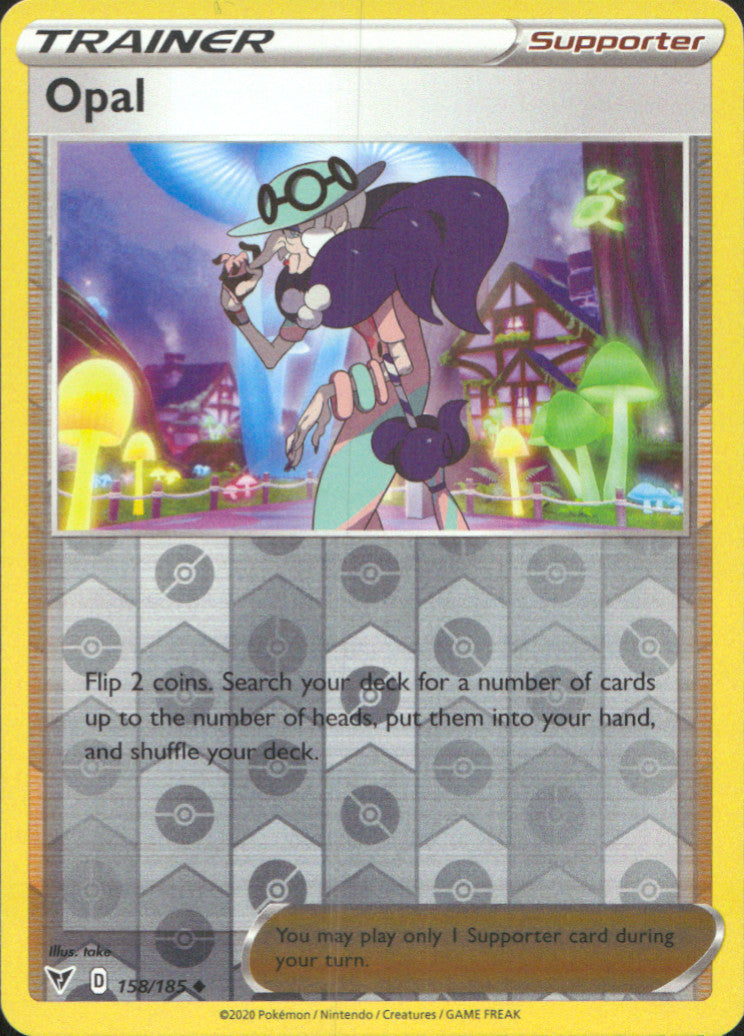 Opal Reverse Holo Uncommon SWSH04: Vivid Voltage 158/185 NM