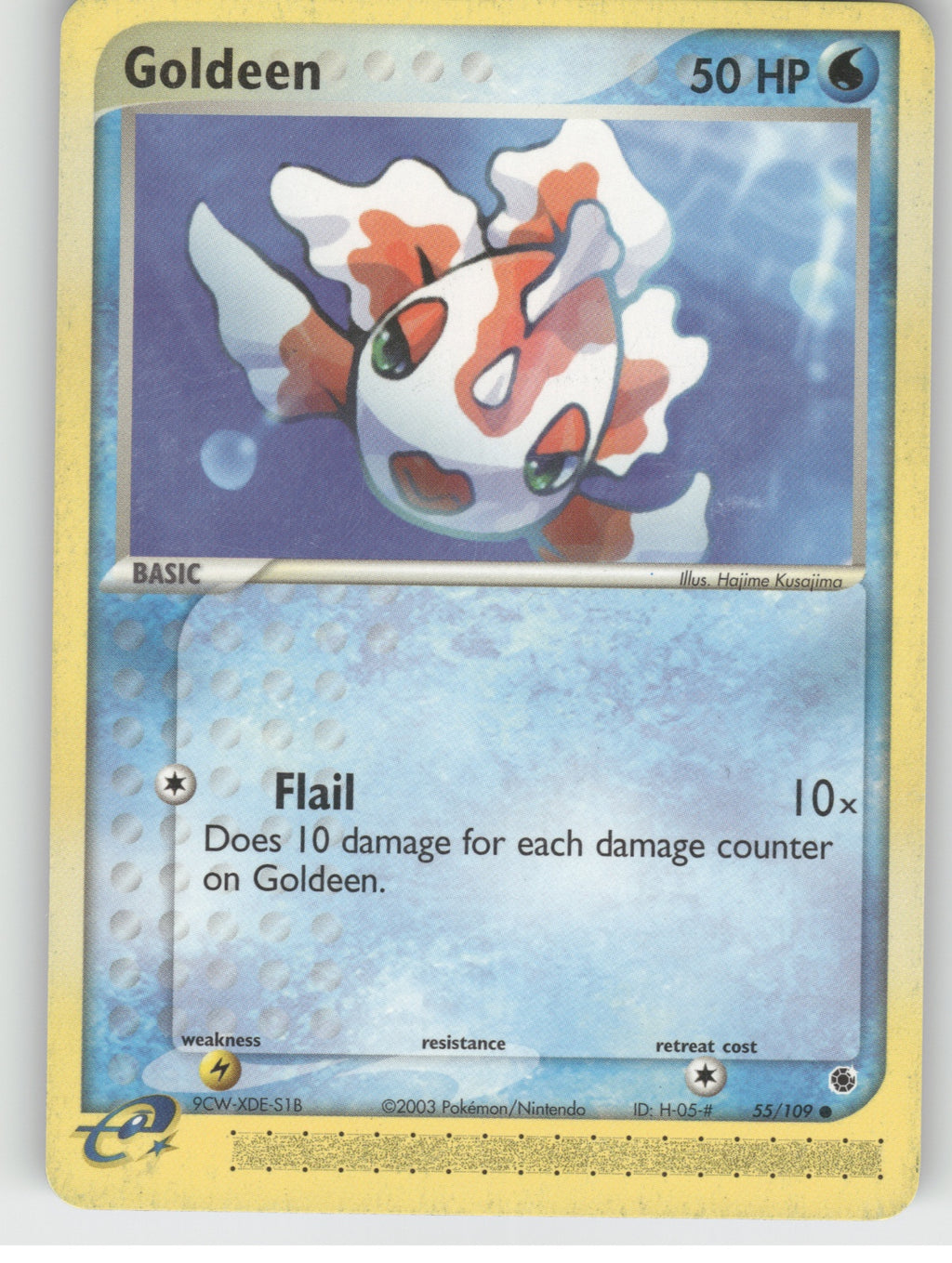 Goldeen Common EX Ruby and Sapphire 55/109 NM