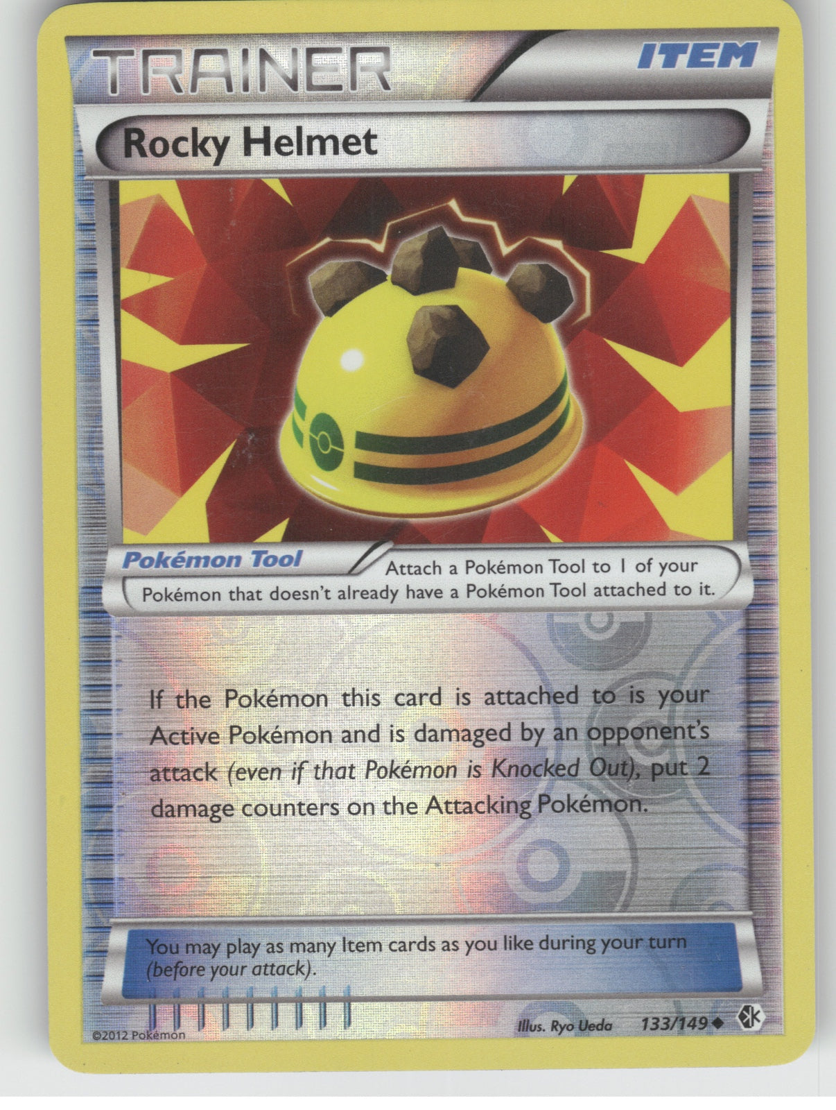 Rocky Helmet Reverse Holo Uncommon Boundaries Crossed 133/149 NM