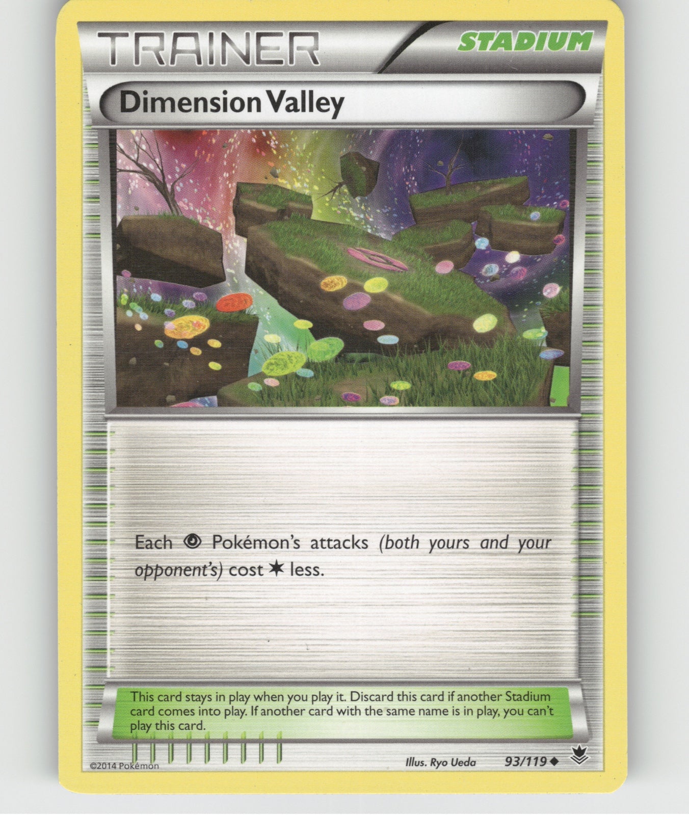 Dimension Valley Uncommon XY - Phantom Forces 93/119 NM