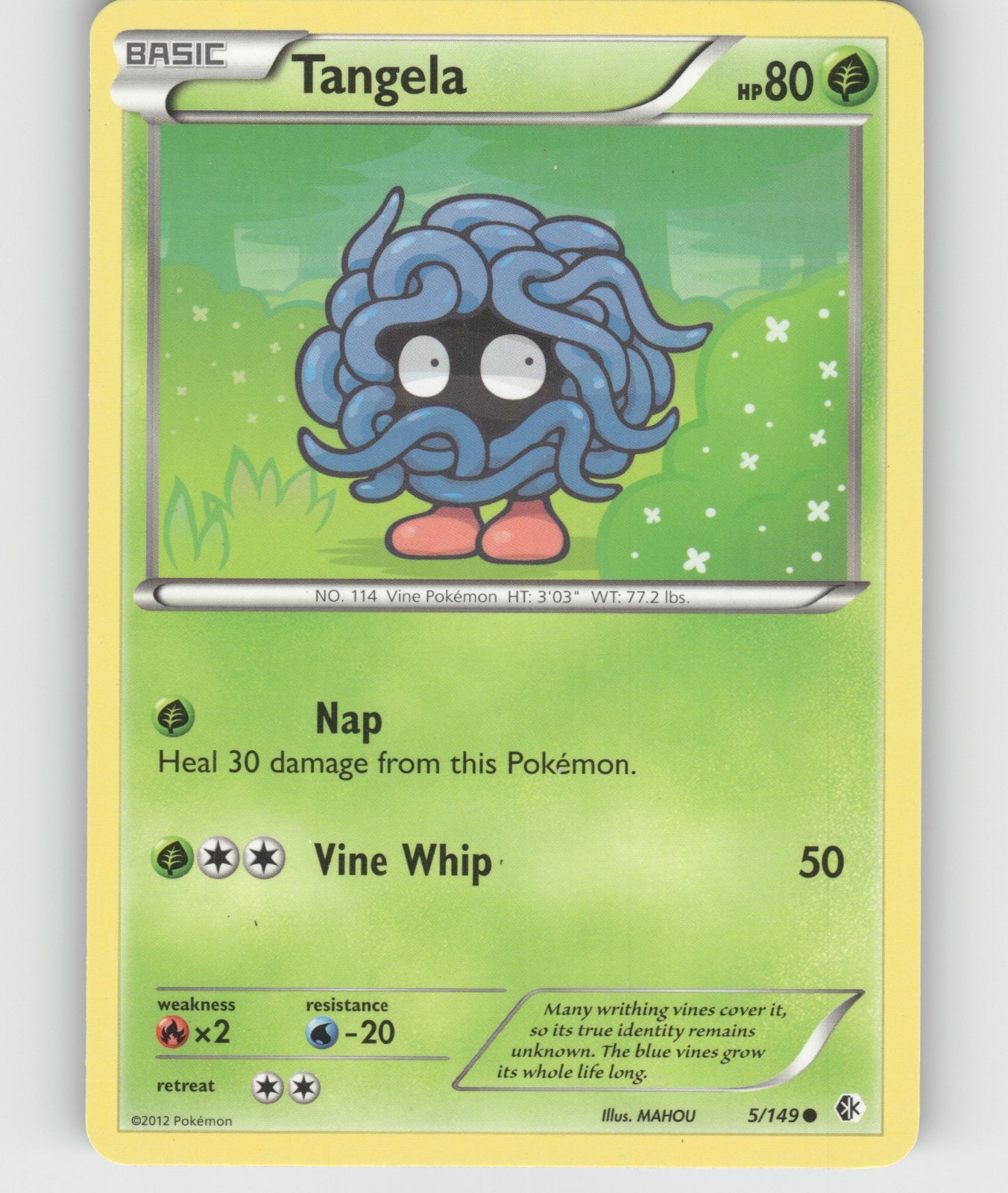 Tangela Common Boundaries Crossed 5/149 NM