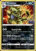 Tyranitar Reverse Holo Holo Rare Pokemon GO 043/078 NM