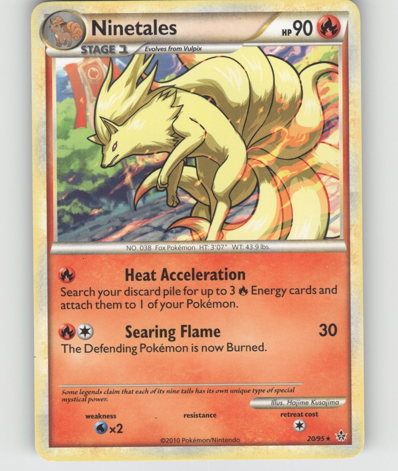 Ninetales Rare Unleashed 20/95 NM