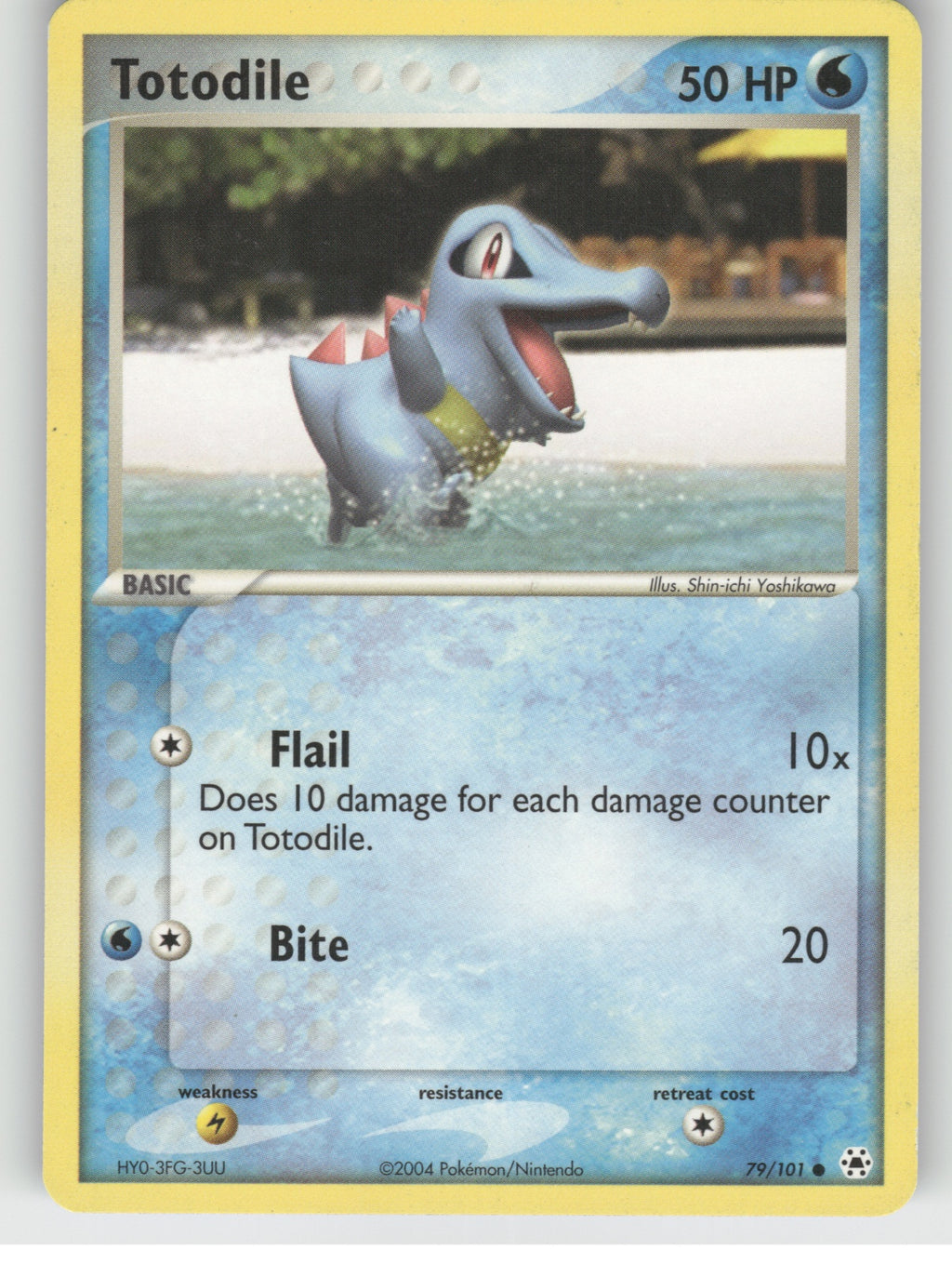 Totodile Common EX Hidden Legends 79/101 NM