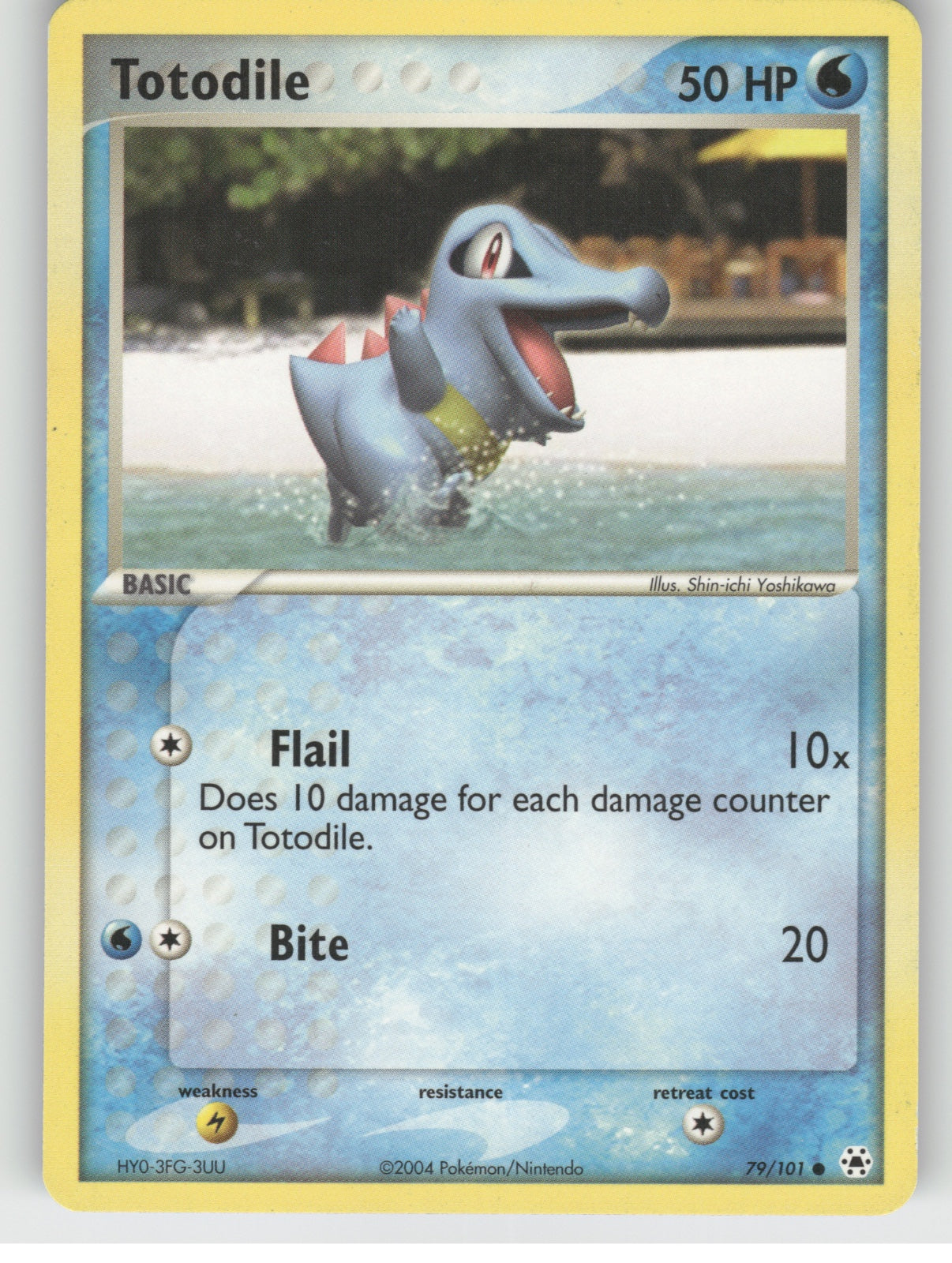 Totodile Common EX Hidden Legends 79/101 NM