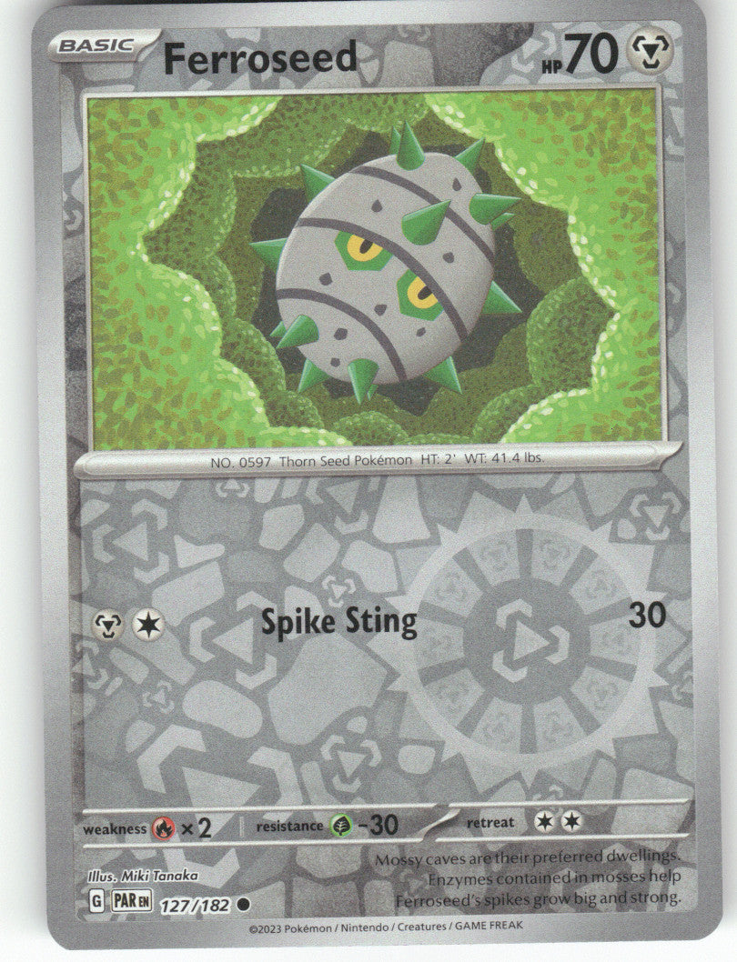 Ferroseed Reverse Holo Common SV04: Paradox Rift 127/182 NM