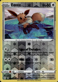 Eevee Reverse Holo Common Shining Fates 052/072 NM
