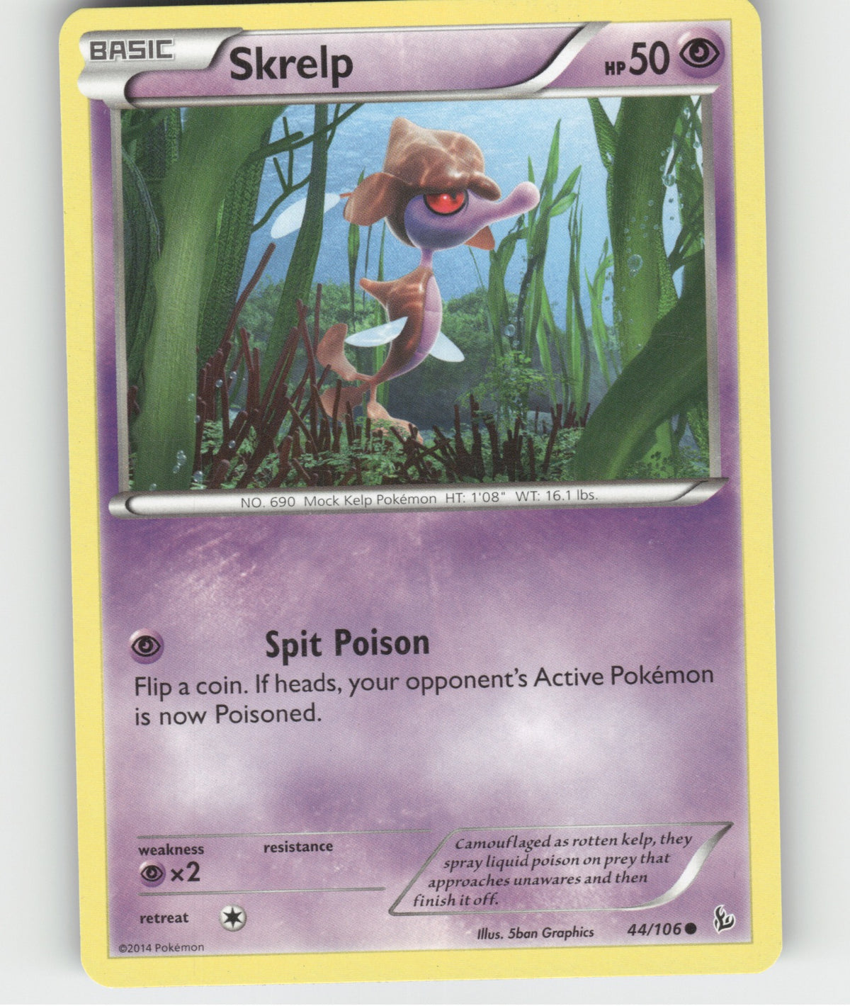 Skrelp Common XY - Flashfire 44/106 NM
