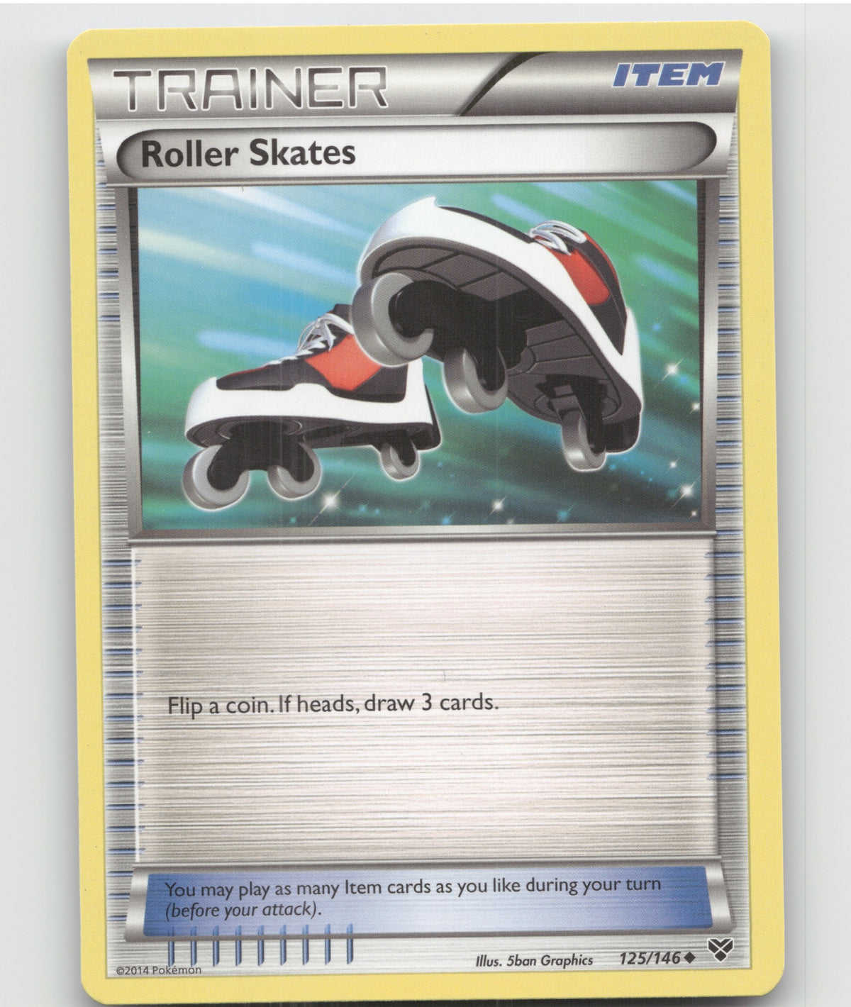 Roller Skates Uncommon XY Base Set 125/146 LP