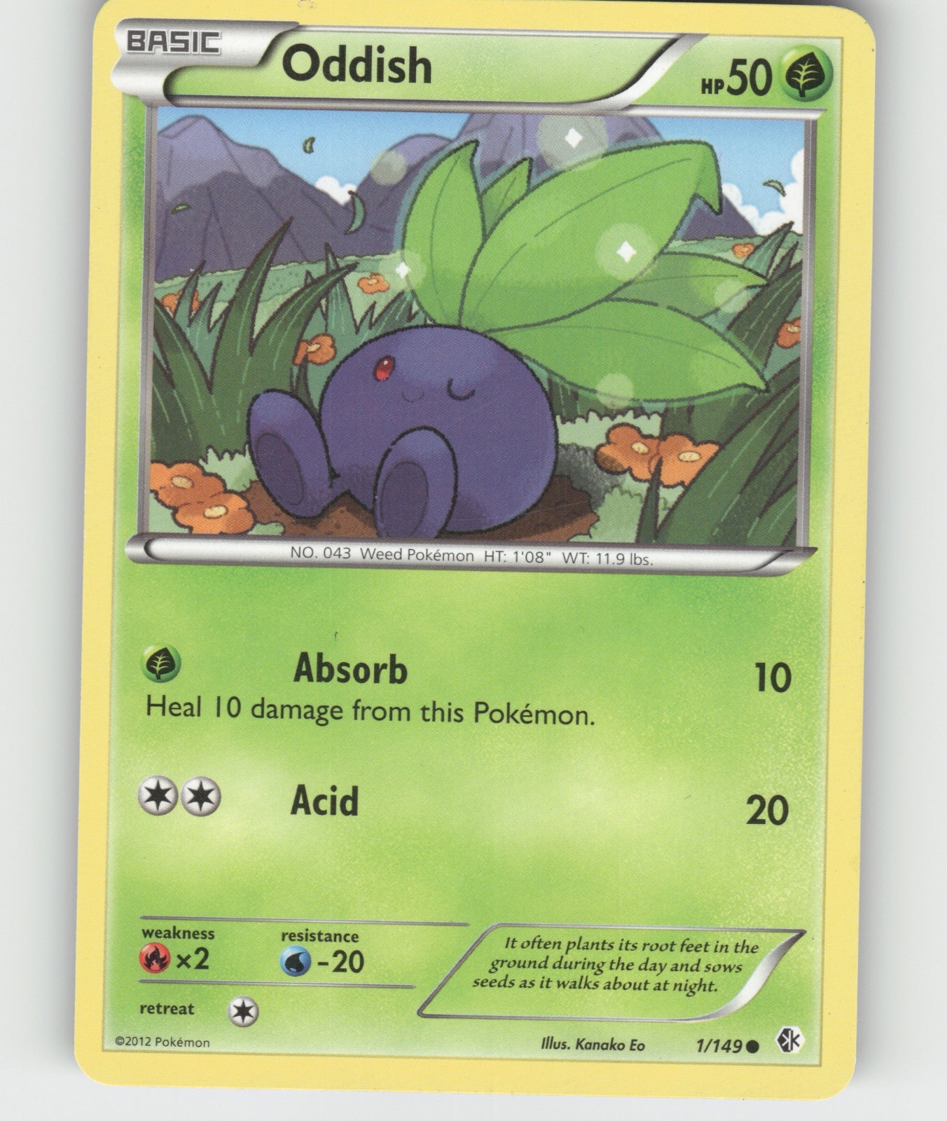 Oddish Common Boundaries Crossed 1/149 NM