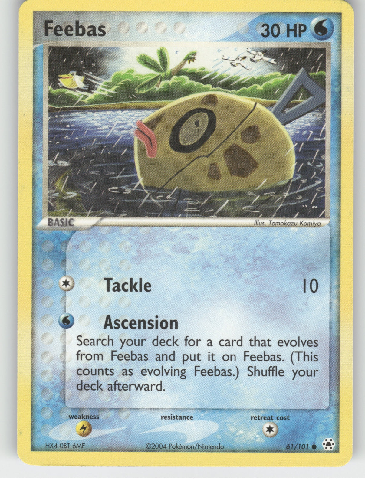 Feebas Common EX Hidden Legends 61/101 NM