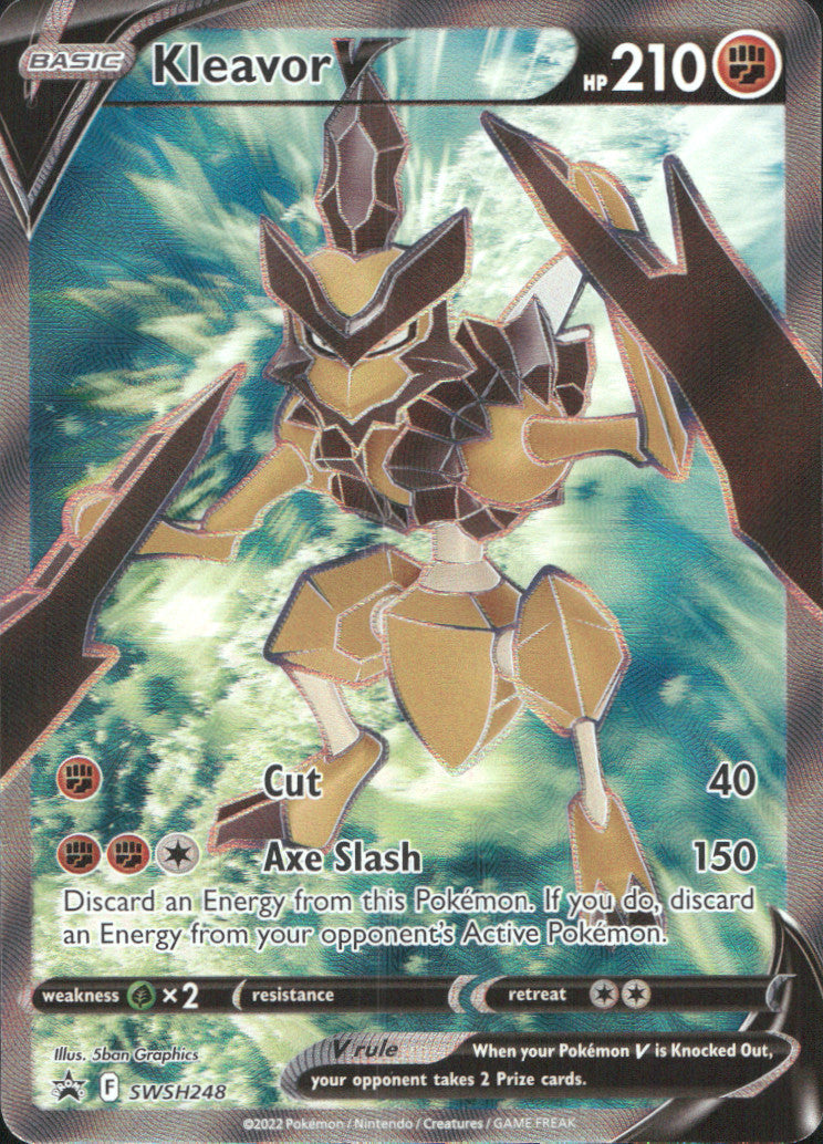Kleavor V (Full Art) - Holo Promo SWSH: Sword & Shield Promo Cards SWSH248 NM