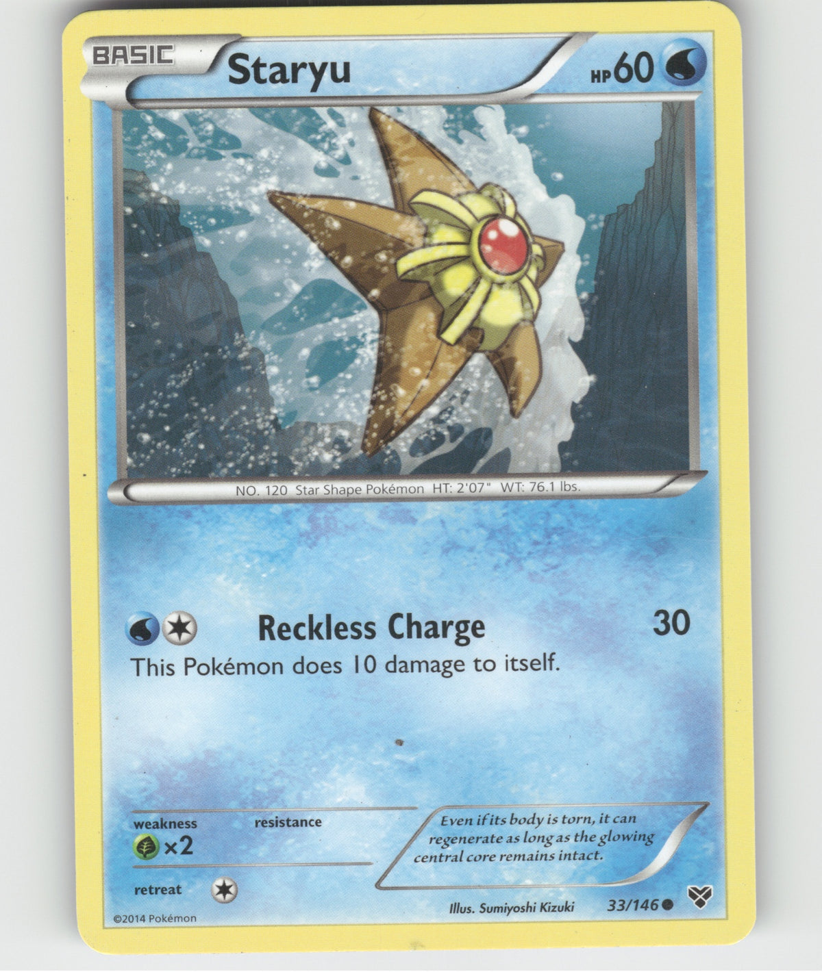 Staryu Common XY Base Set 33/146 LP