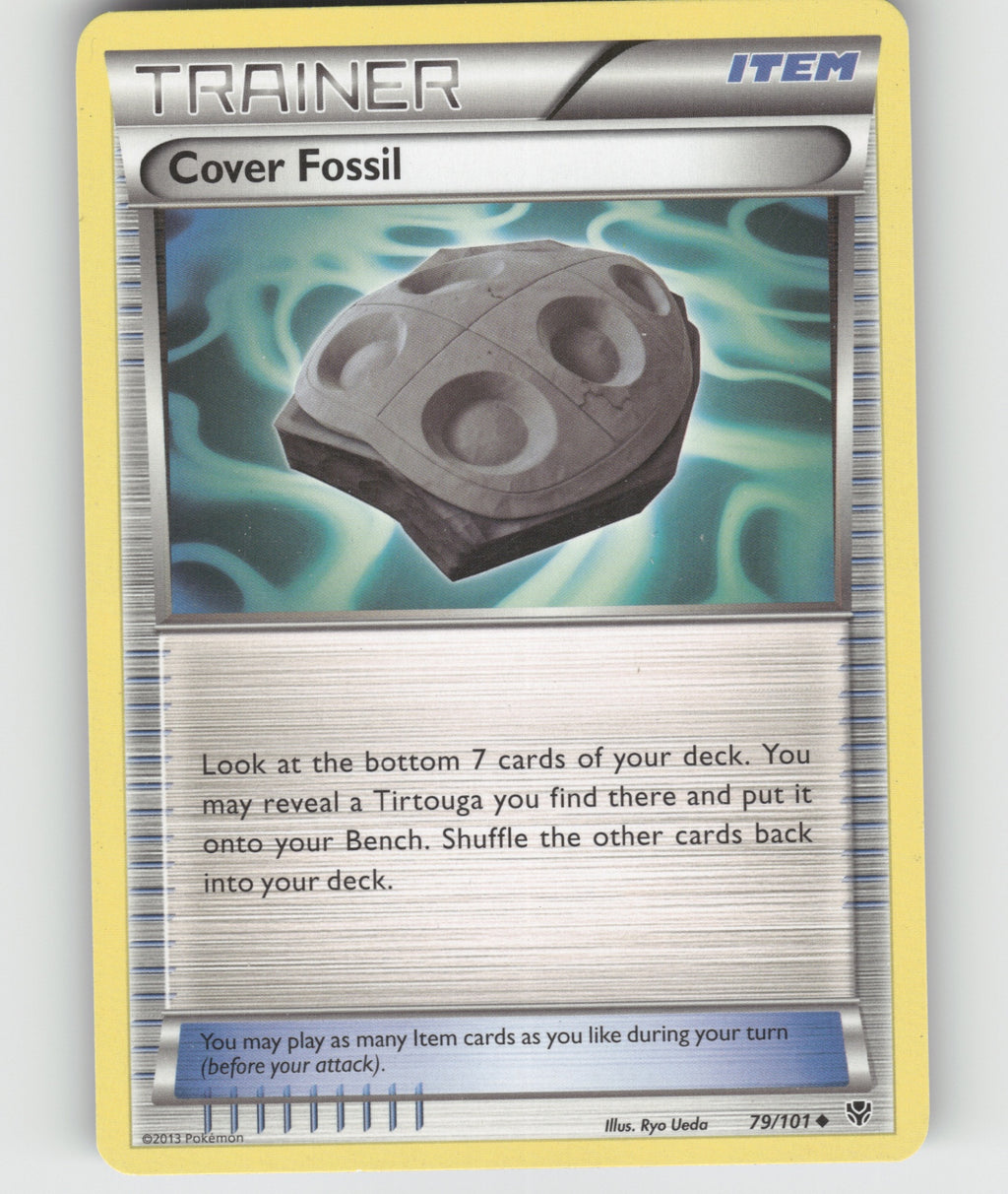 Cover Fossil Uncommon Plasma Blast 79/101 NM