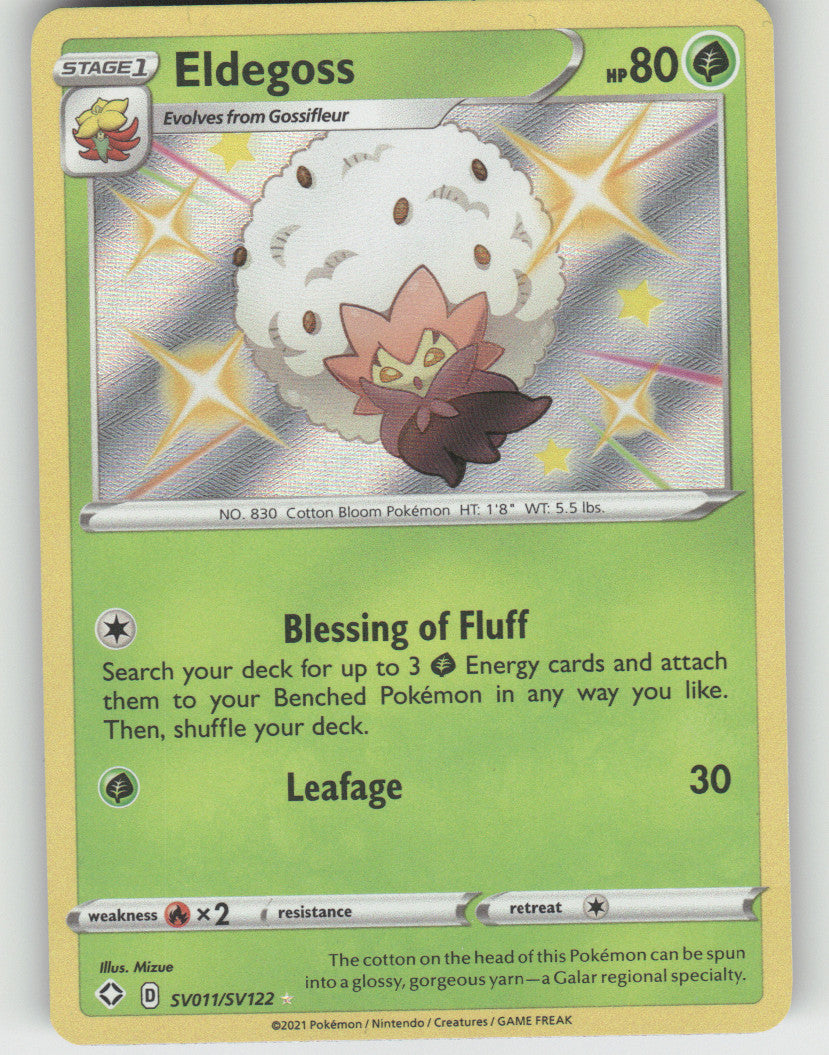 Eldegoss Shiny Holo Rare Shining Fates: Shiny Vault SV011/SV122 NM