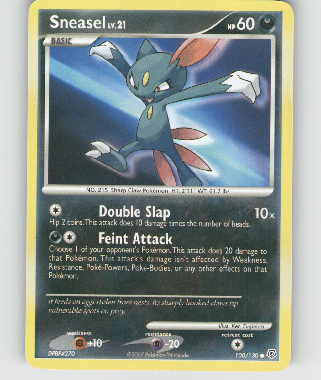 Sneasel Common Diamond and Pearl 100/130 NM