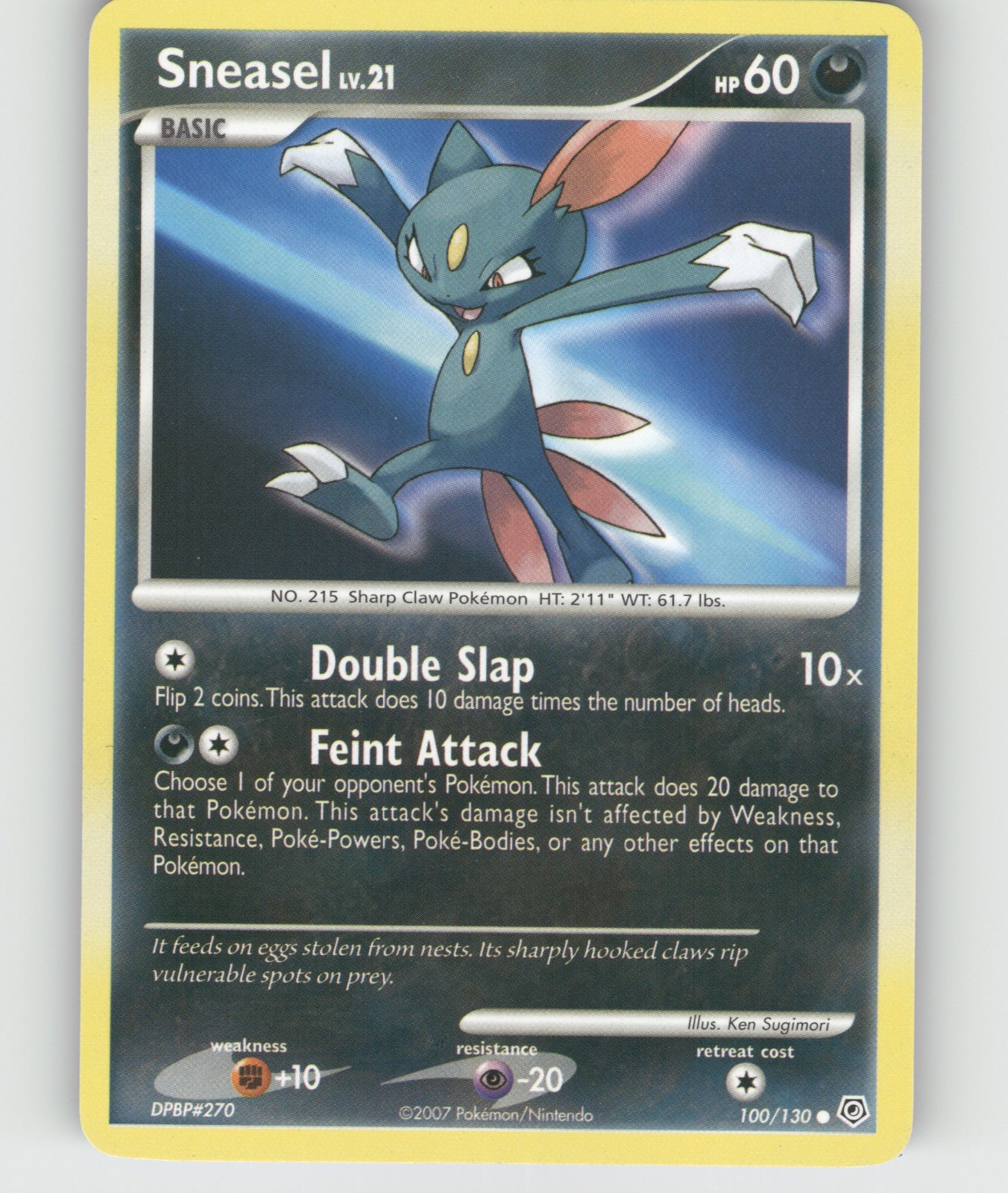 Sneasel Common Diamond and Pearl 100/130 NM