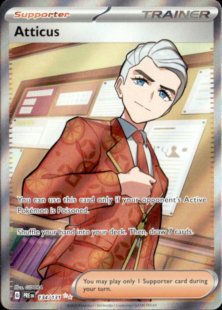Atticus - Holo Ultra Rare SV: Prismatic Evolutions 134/131 NM