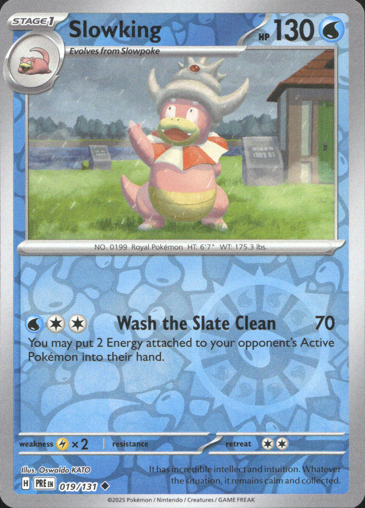 Slowking Reverse Holo Uncommon SV: Prismatic Evolutions 019/131 NM