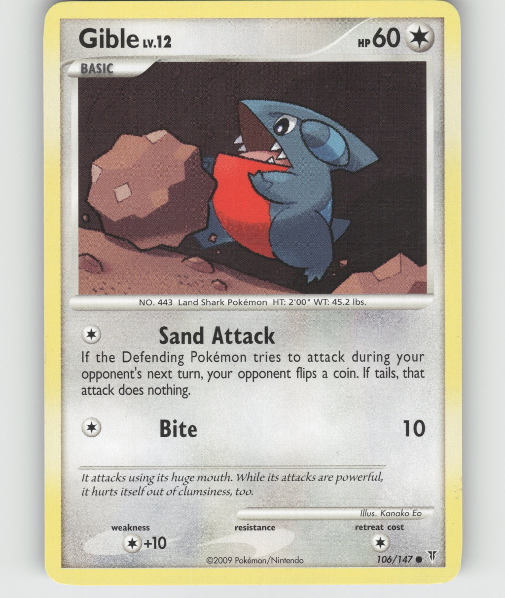 Gible Common Supreme Victors 106 NM