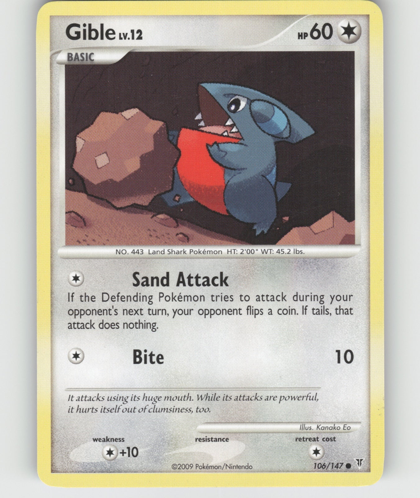 Gible Common Supreme Victors 106 NM