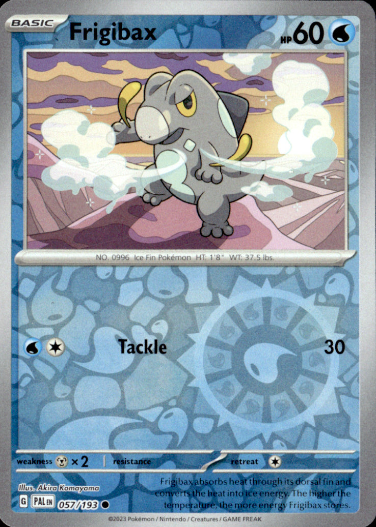Frigibax Reverse Holo Common SV02: Paldea Evolved 058/193 NM
