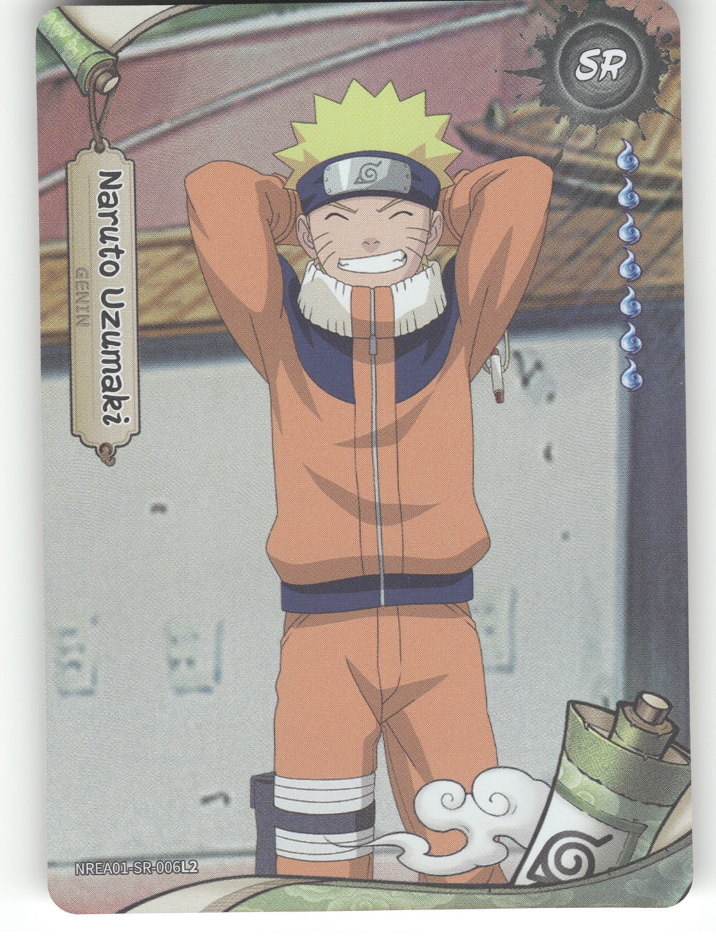 Naruto Uzumaki Base SR Earth Scroll Series 1 006L2 NM front
