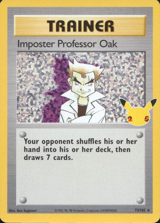 Imposter Professor Oak Holo Classic Collection Celebrations: Classic Collection 73/102 NM