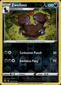 Zweilous Reverse Holo Uncommon SWSH03: Darkness Ablaze 109/189 NM