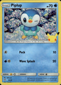 Piplup Holo Promo McDonald's 25th Anniversary Promos 020/025 NM
