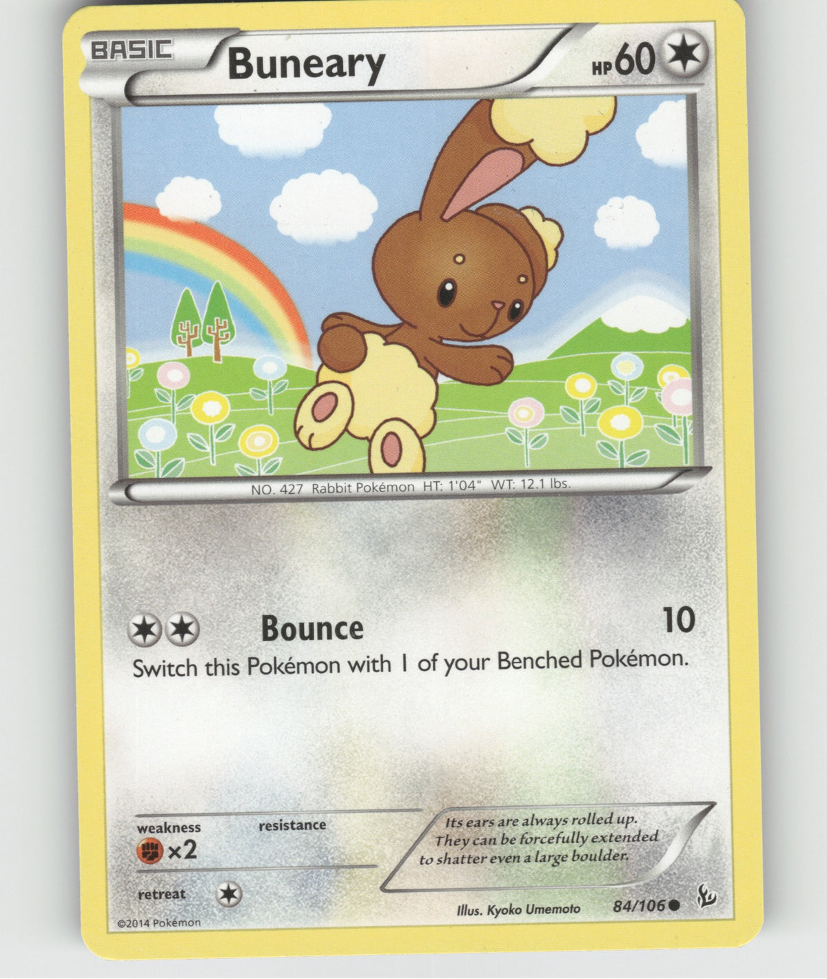 Buneary Common XY - Flashfire 84/106 NM