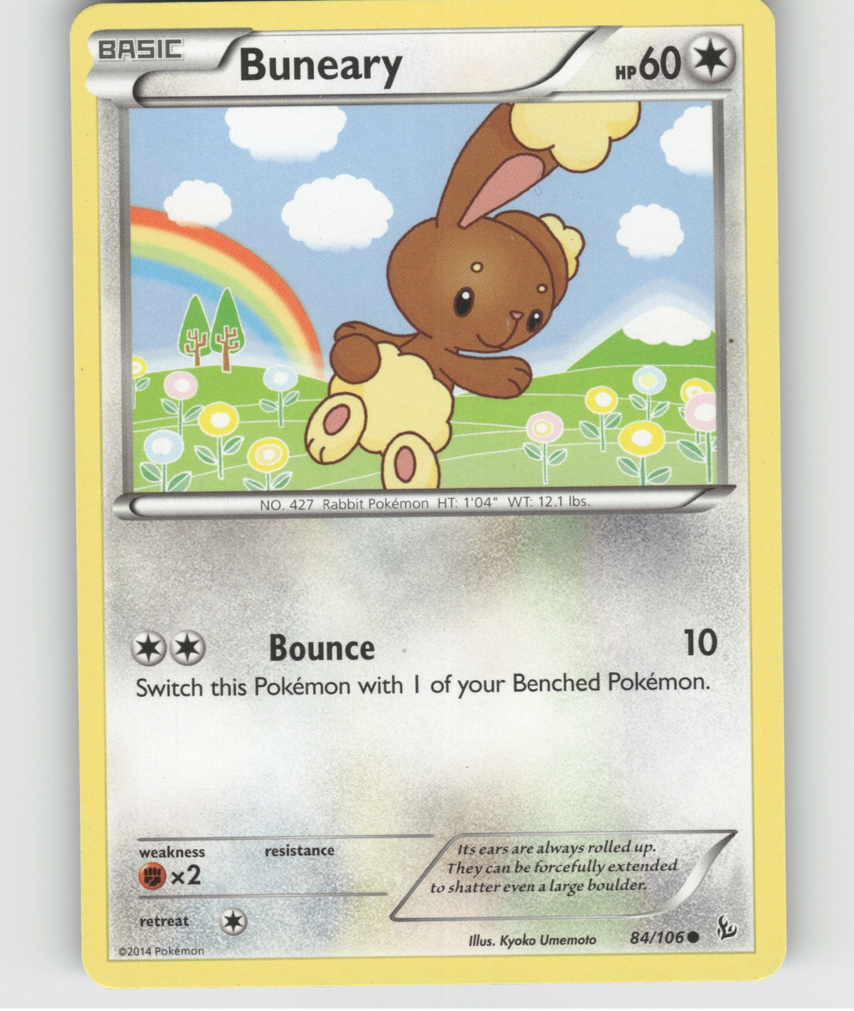 Buneary Common XY - Flashfire 84/106 NM