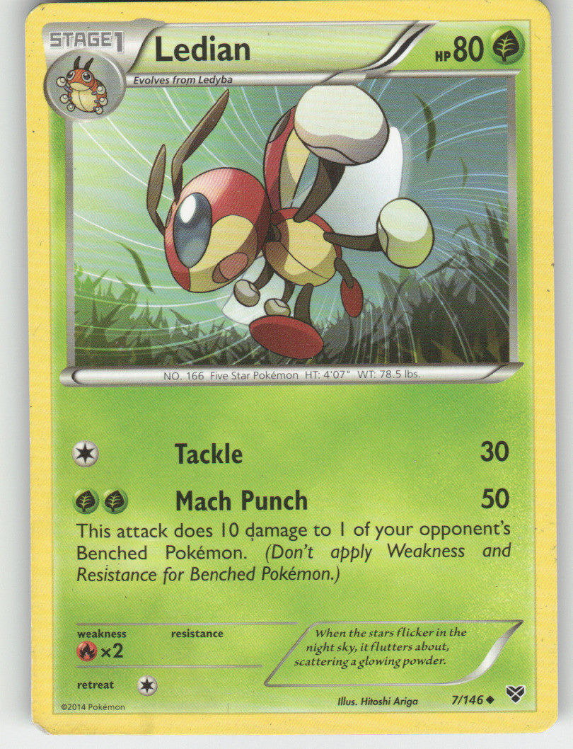Ledian Uncommon XY Base Set 7/146 NM