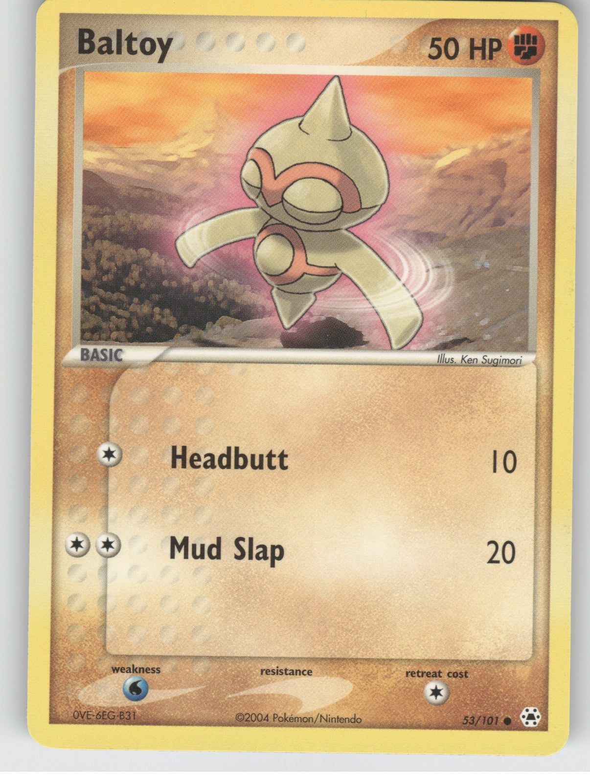 Baltoy Common EX Hidden Legends 53/101 NM