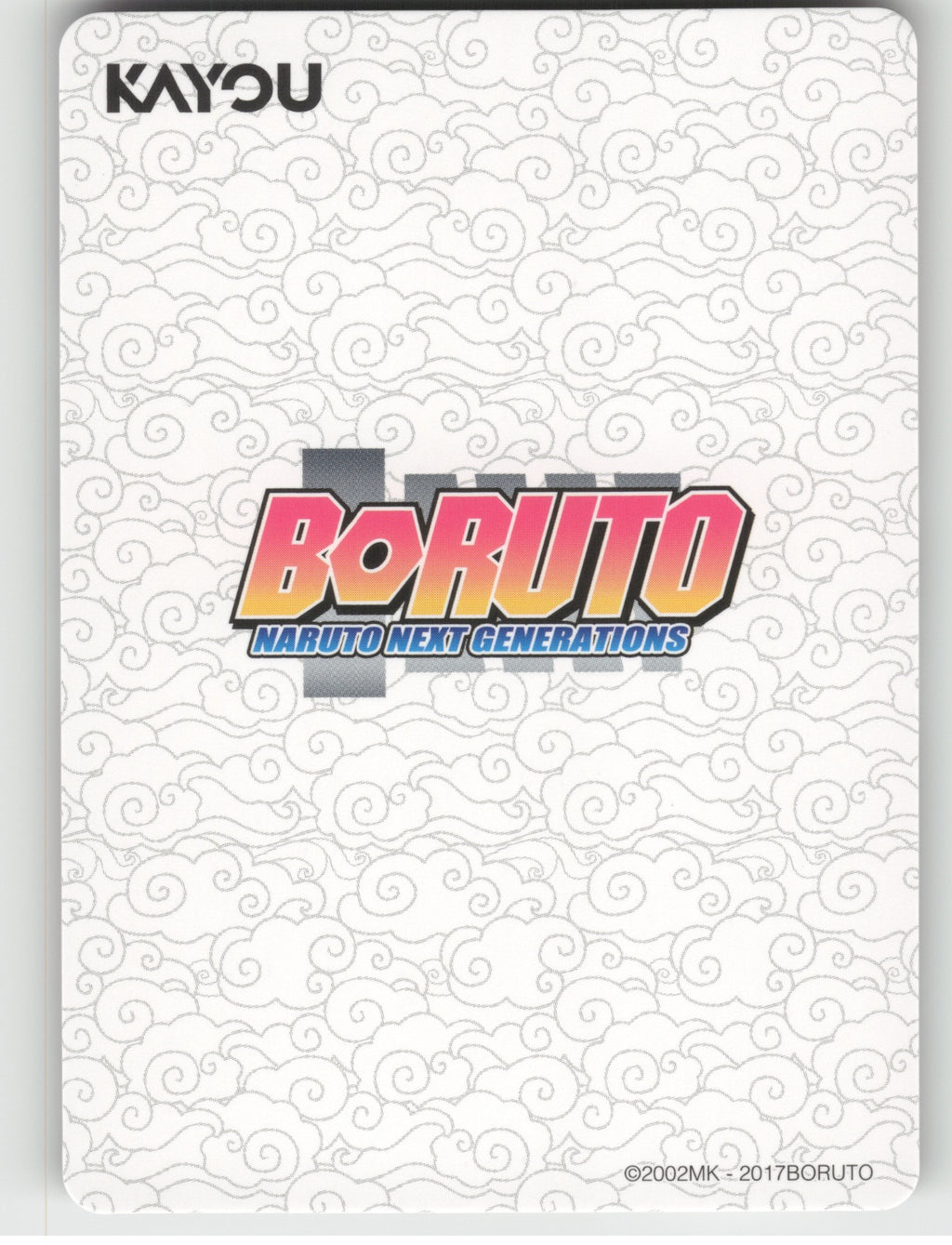 Boruto Uzumaki Base UR Earth Scroll Series 1 014L3 NM back