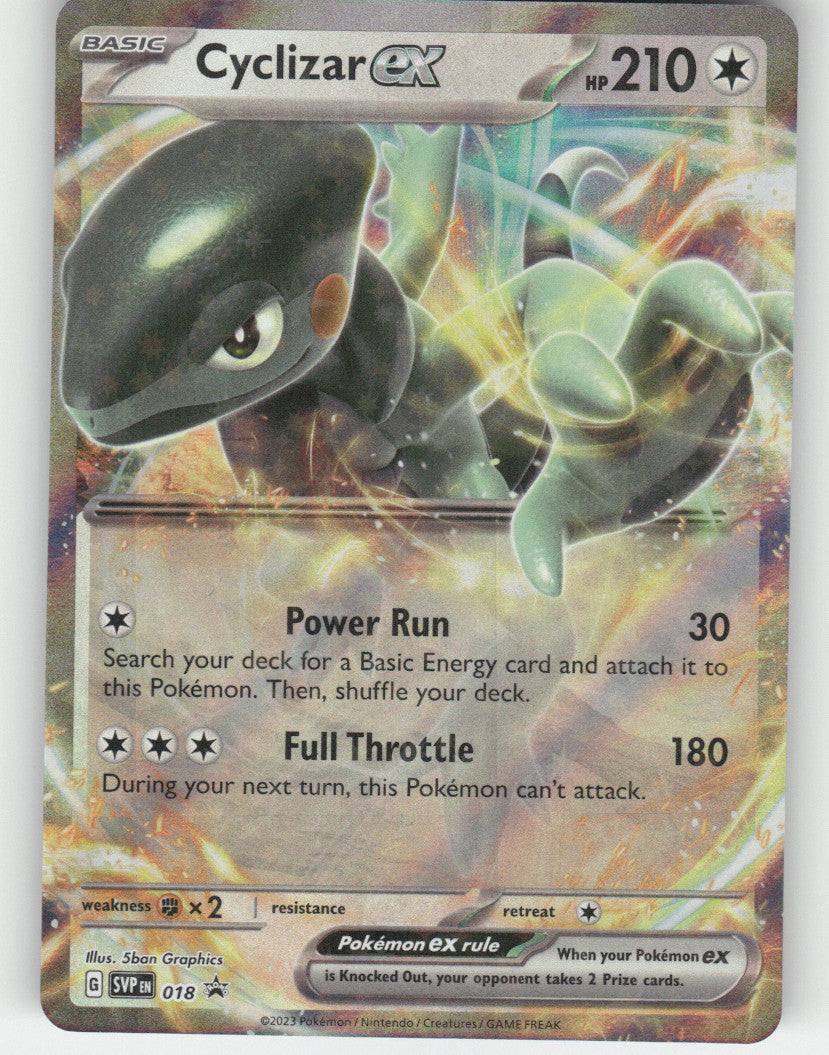 Cyclizar ex - Holo Promo SV: Scarlet & Violet Promo Cards 018 NM