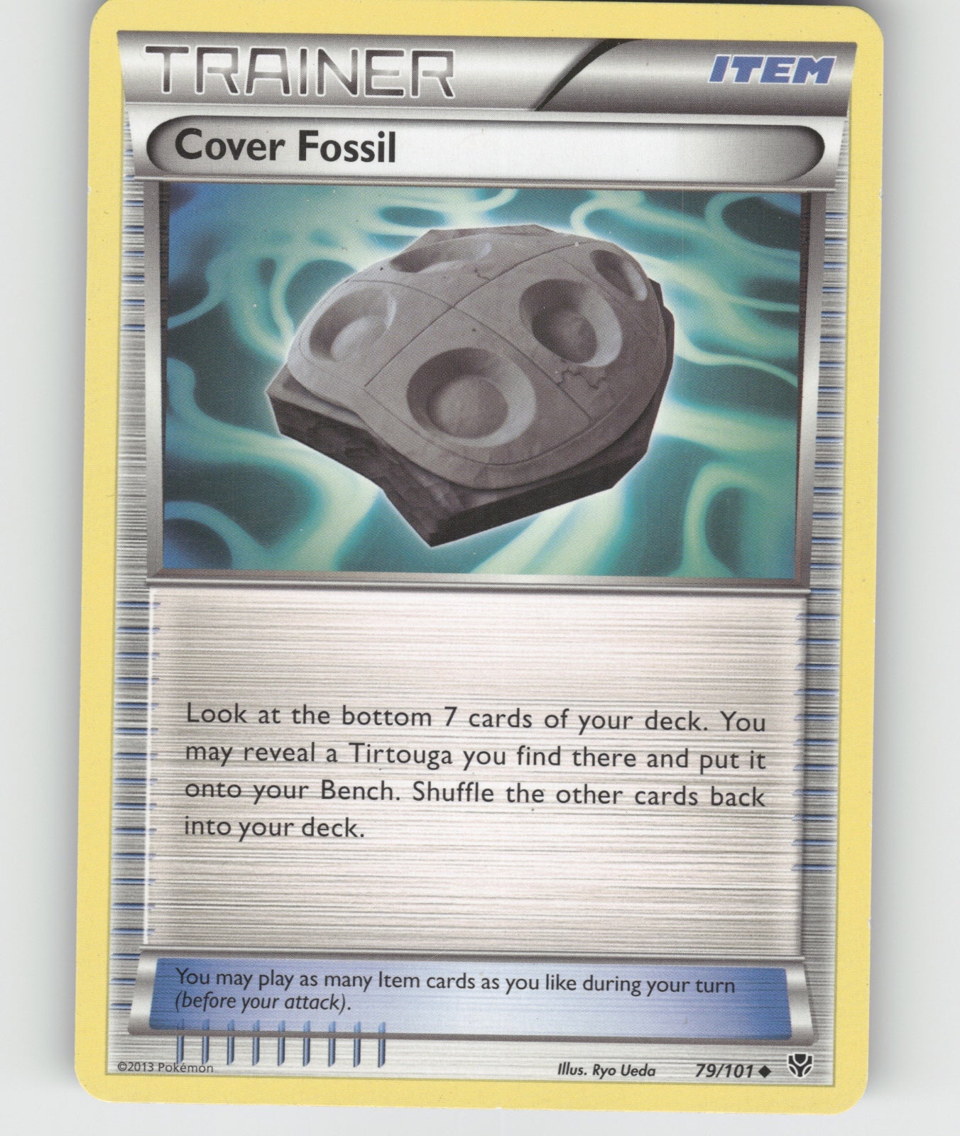 Cover Fossil Uncommon Plasma Blast 79/101 NM