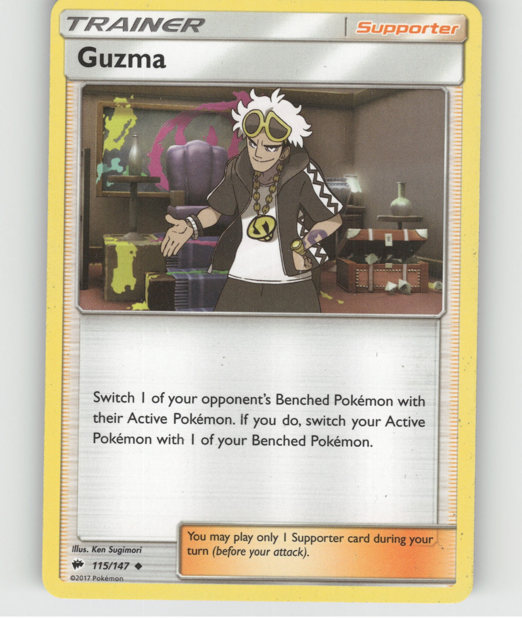 Guzma Uncommon SM - Burning Shadows 115/147 NM