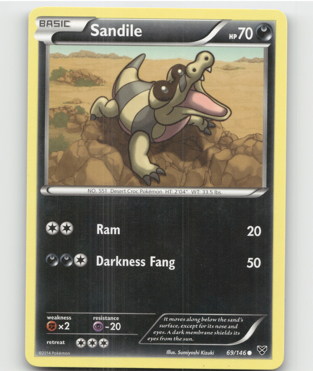 Sandile Common XY Base Set 69/146 LP