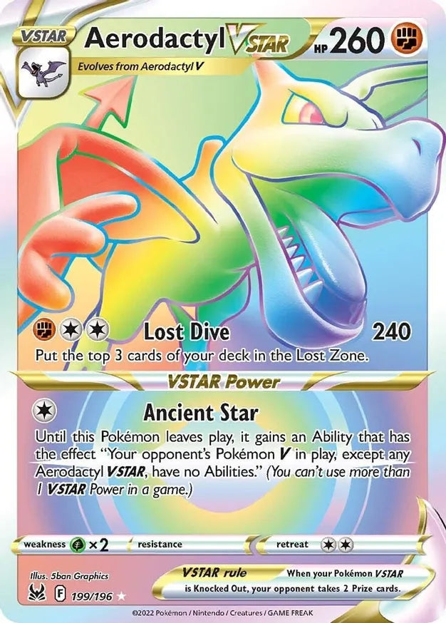 Aerodactyl VSTAR (Secret) - SWSH11: Lost Origin (SWSH11)