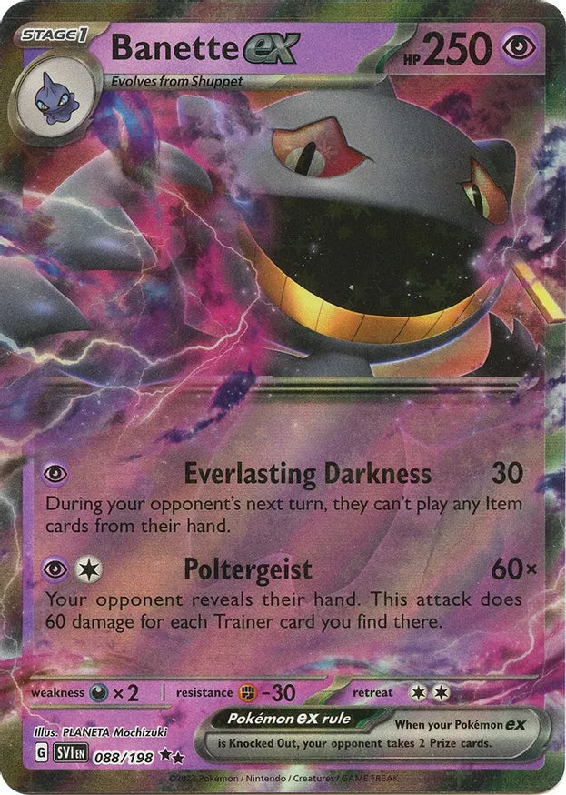 Banette ex - 088/198 - SV01: Scarlet & Violet Base Set (SV1)