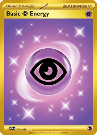 Basic Psychic Energy - 207/165 - SV: Scarlet & Violet 151 (MEW)