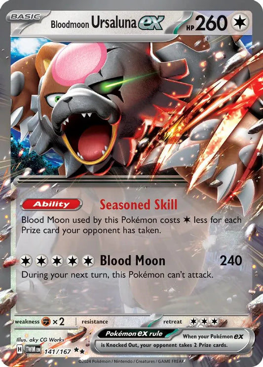 Bloodmoon Ursaluna ex - 141/167 - SV06: Twilight Masquerade (TWM)